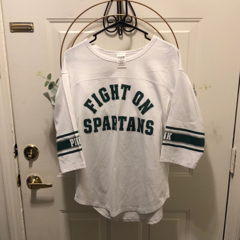 Women’s Pink VS Spartans Jersey size med